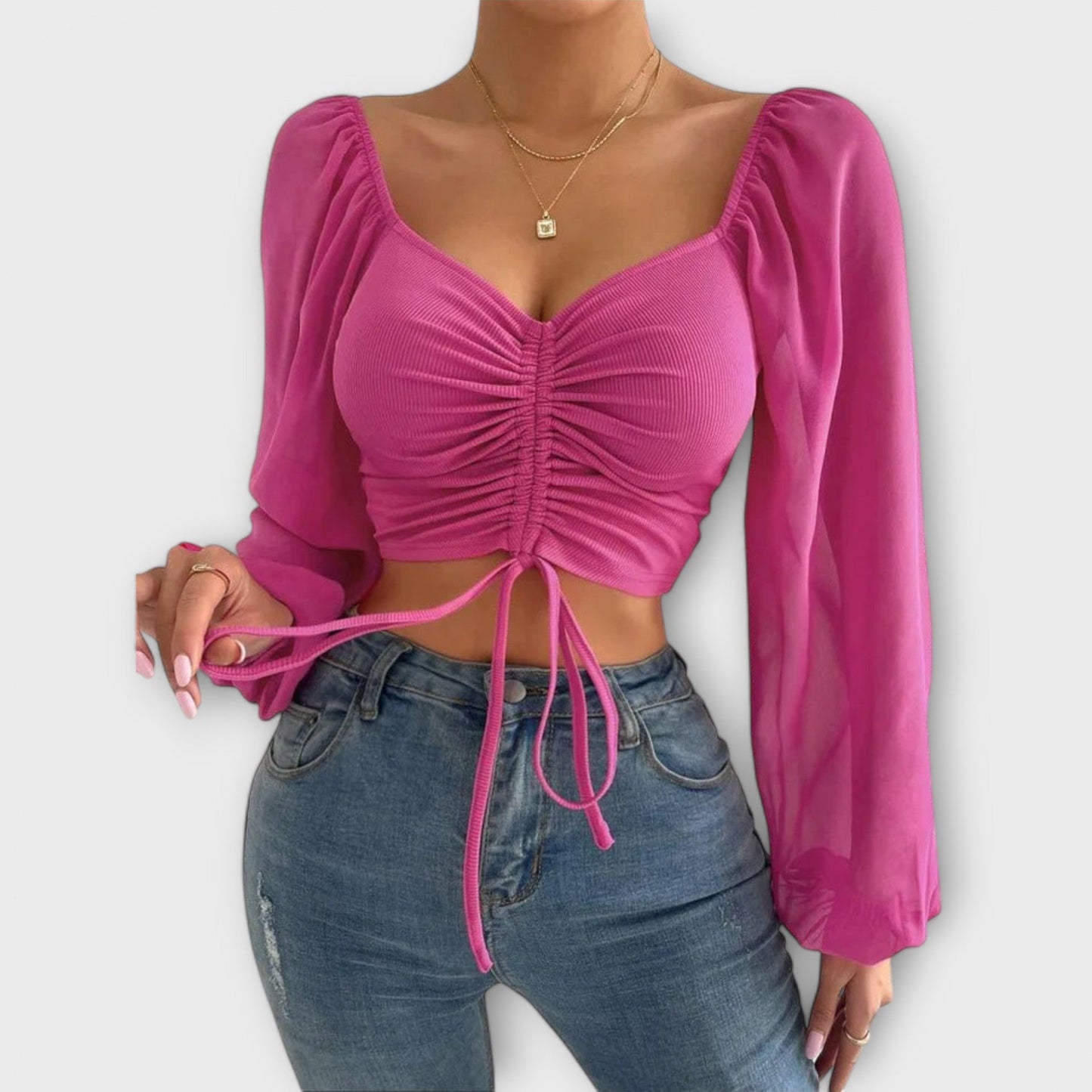 Jasmine | Wszechstronna bluzka wieczorowa