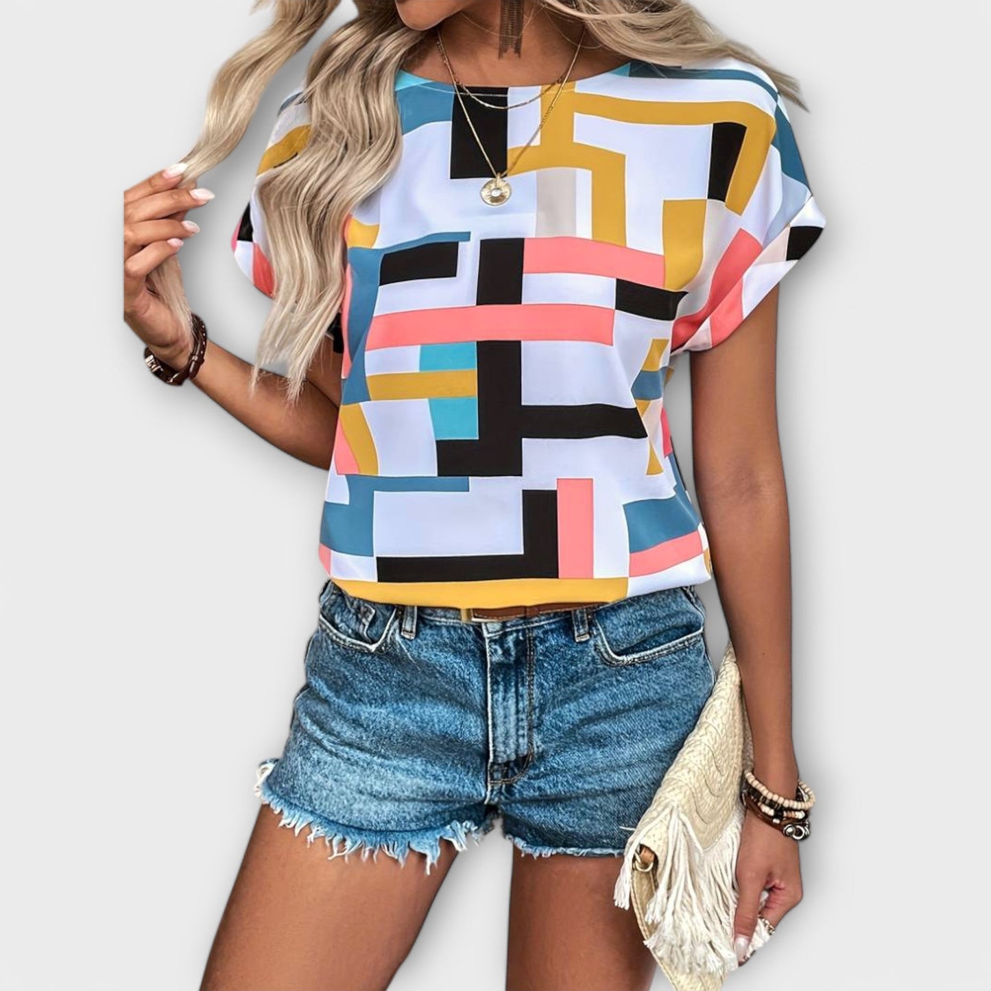 Chloe | Bluzka z krótkim rękawem