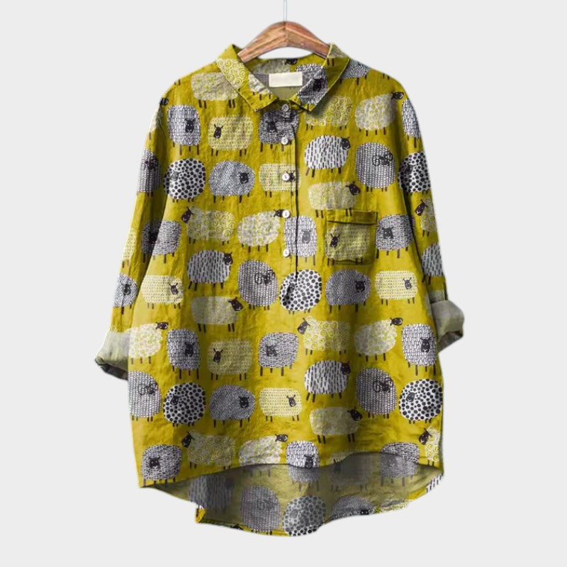 Gunna | Bluzka z koronkowym wykończeniem