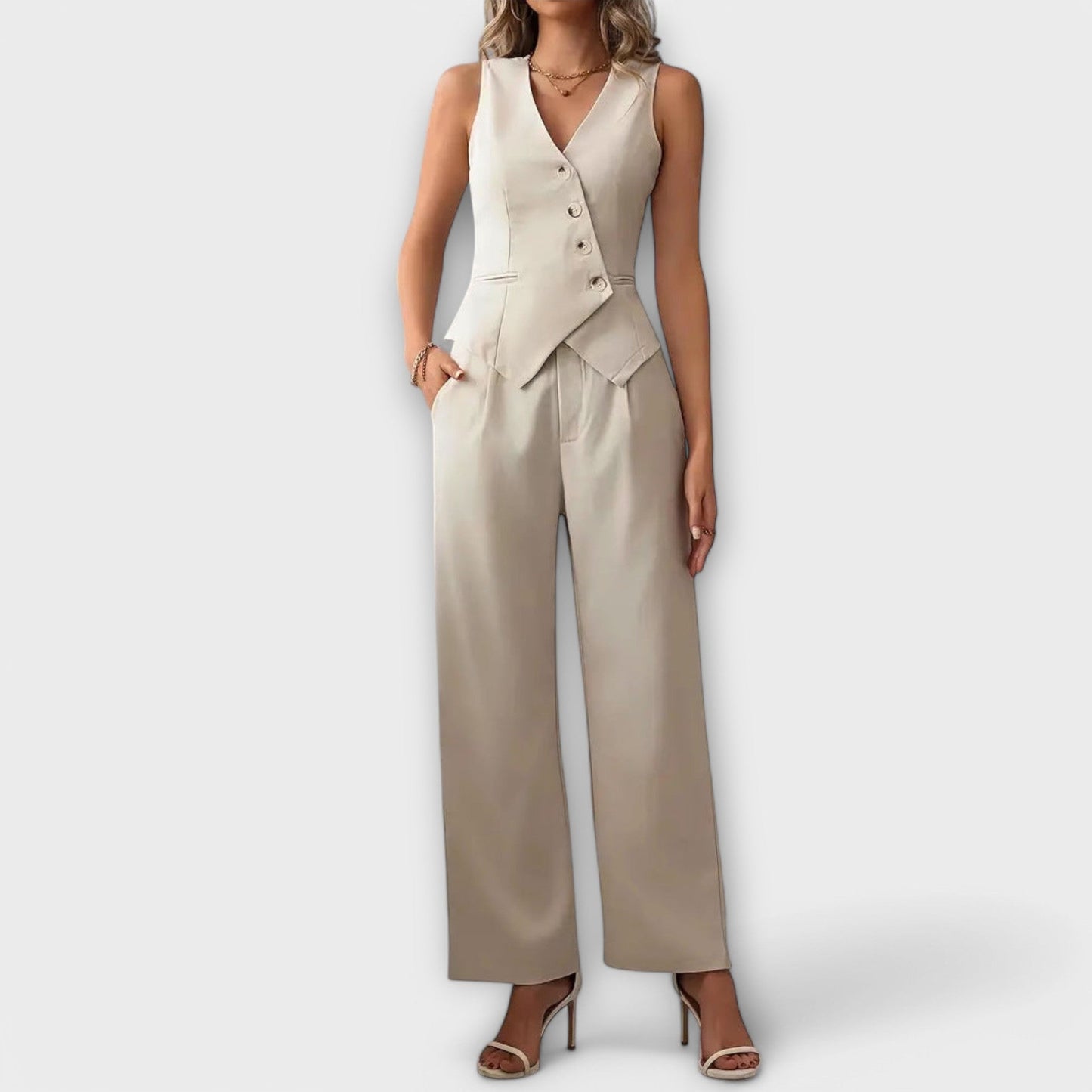 Lena | Bezrękawnik i Spodnie