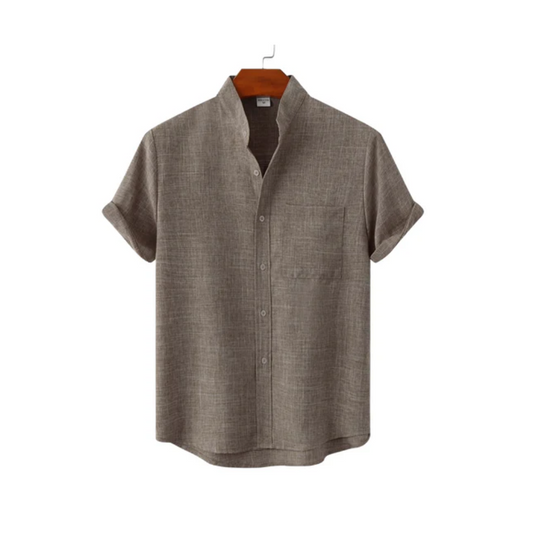 Ania | Gładka Koszula Bawełniana