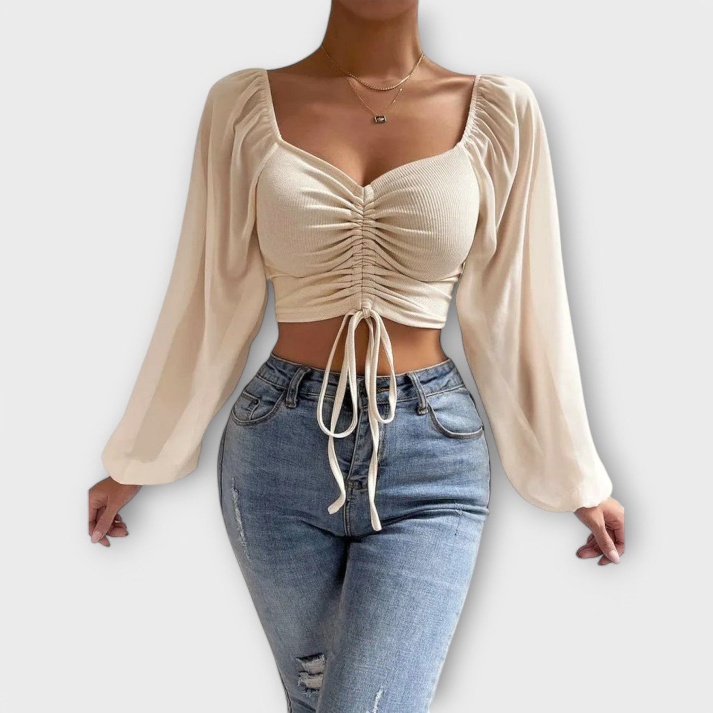 Jasmine | Wszechstronna bluzka wieczorowa