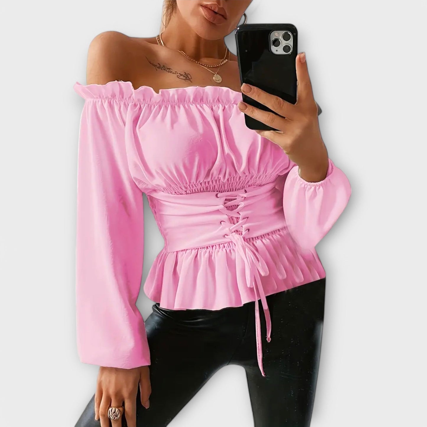 Amelita | Bluzka z falbankami