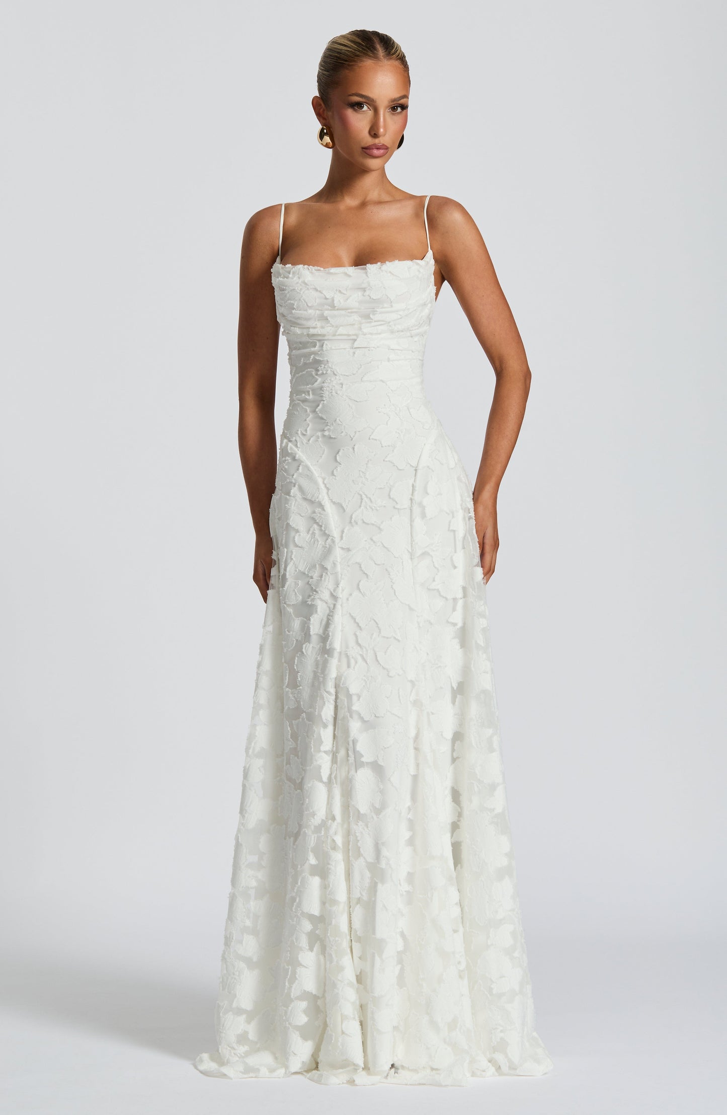 Agnieszka | Sukienka Maxi Kwiatowa